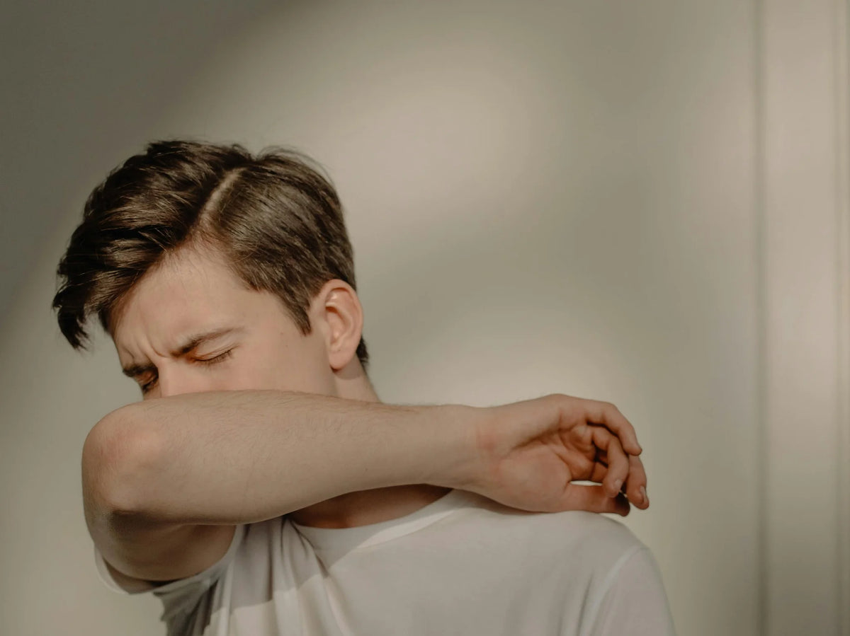a sick man wondering if immune systems are genetic