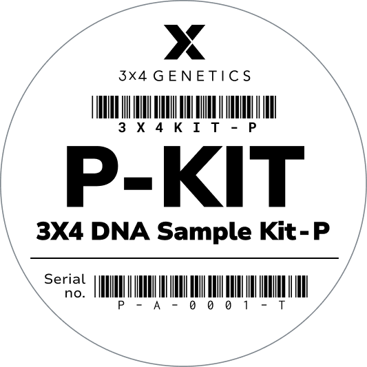 Older 3X4 kit label with old serial number